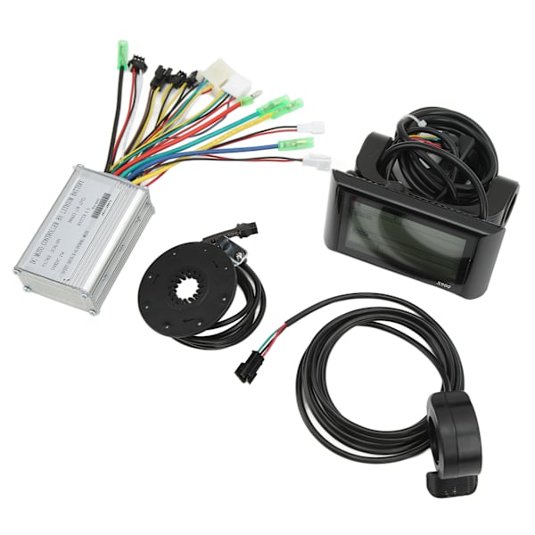 36V 48V børsteløs motorkontrol S900 LCD-skærm 130X tommelgas 8C Power Assist Sensor Kit til elcykel