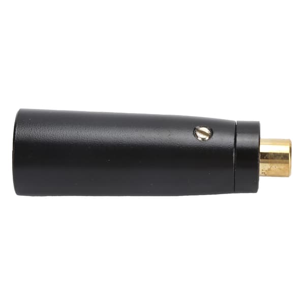 RCA Hun til XLR Han Adapter Guldbelagt Audio Connector til Mixer Mikrofon Sort