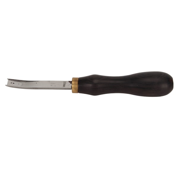 Läder Kantskivning Beveler Tool Trähandtag Lädertrimmer Leathercraft Edge Skiving Beveler