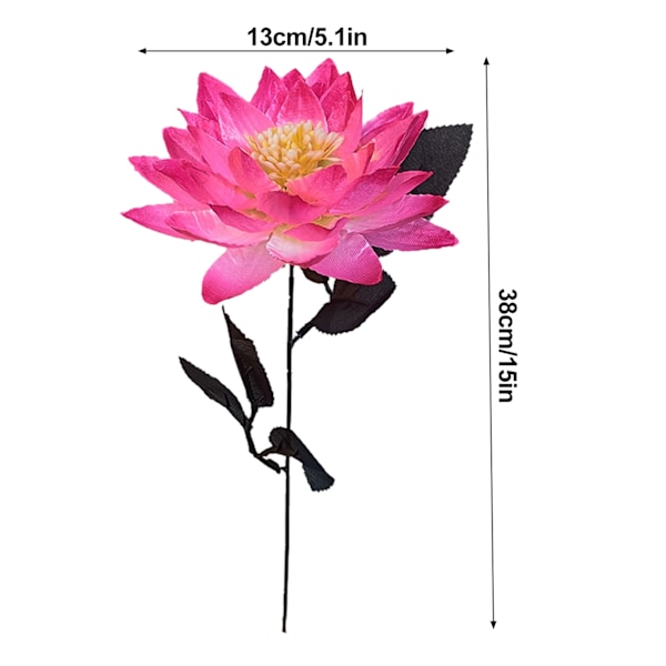 Kunstig Lotus Falsk Blomst Soveværelse Dekoration Multifunktionel Bryllup Blomster Dekoration