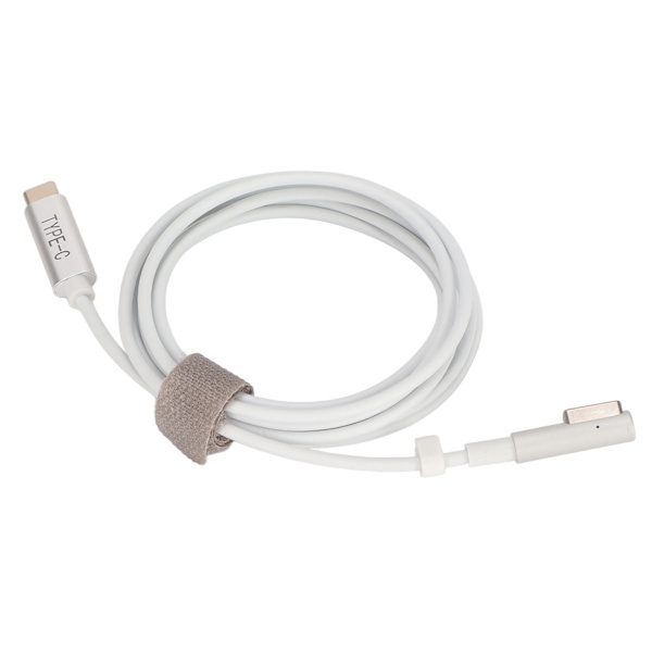 Type-C magneettiseen T:lle Macbook Type-C uros Magsafe 2 45W PD pikalataus PVC-latauskaapeli Ensimmäinen sukupolvi