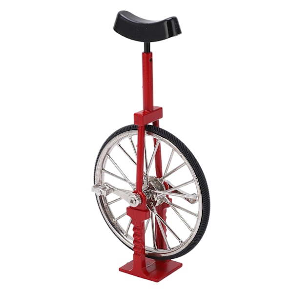 Enhjuling modell Simulerad livfull design Vacker utsökt texturerad legering mini enhjuls cykel prydnad leksak