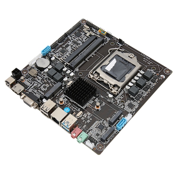 H81 Mini ITX hovedkort LGA 1150 Slot Dual Channel DDR3 Støtte for Core I3 I5 I7 4. og 5. generasjons CPU for alt-i-ett PC