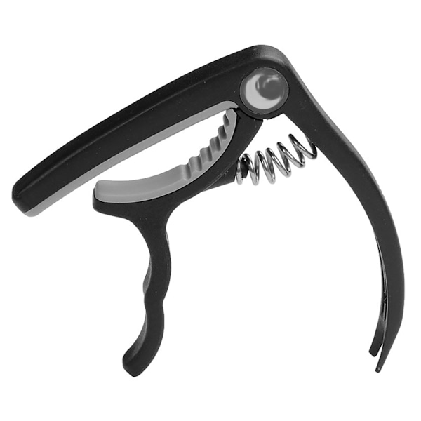 Guitar Capo Pick Set Plast Rustfrit Stål Fjeder Guitar Tilbehør med 10 stk Pluk til Udskiftning