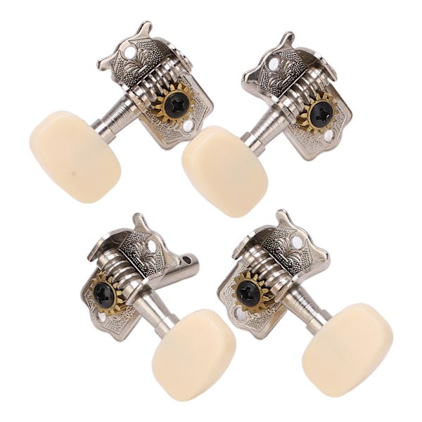 4 st Guitar String Tuning Peg 2 Hål 2 Vänster 2 Höger Tuner Key Machine Head Set Kit