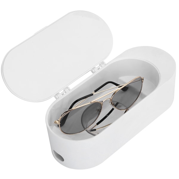 40KHz HF Ultraljudsrengöringsmaskin 30W för Eyrglasses Smycken Hushållsrengöringsanordning 400ml EU-kontakt 220V