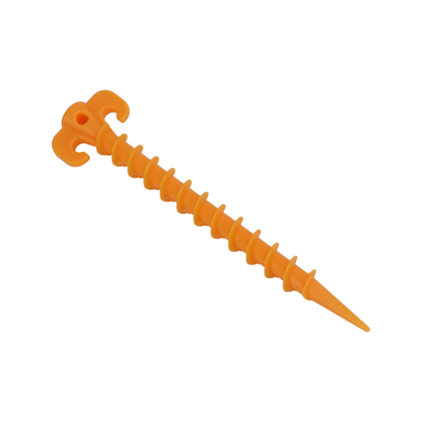 Tältpinnar för utomhuscamping, skruvspiralformade tältpinnar, 20 cm markpinnar, krokpinnar