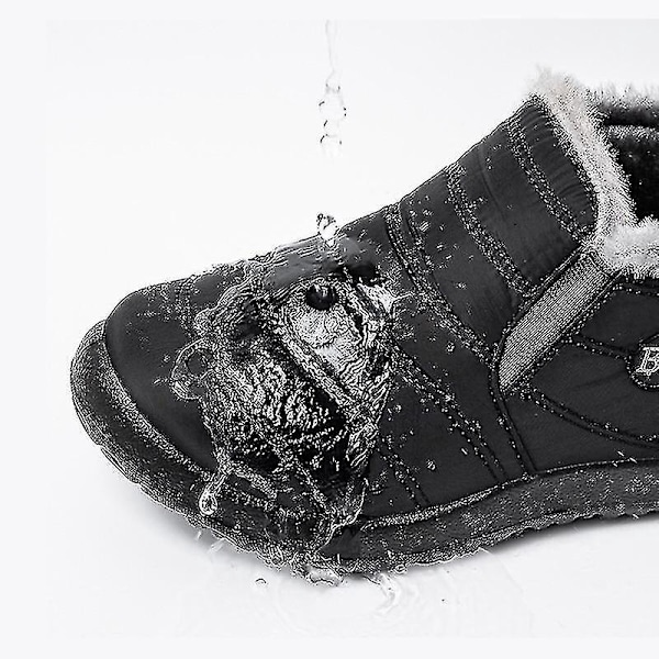 Vinter Sorte Unisex Ankelstøvler Størrelse 38