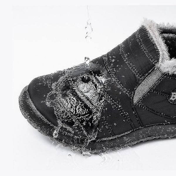 Vinter Svart Unisex Ankelstövlar Storlek 38