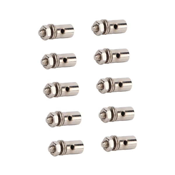 【NX】10 stk/sæt 1,3 mm Servo Push Rod Connector Justerbar Push Rod Connector Linkage Stopper