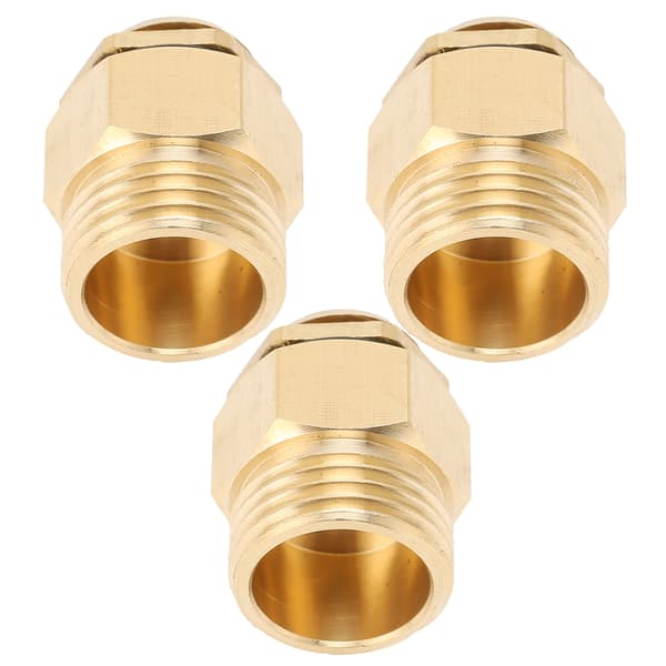 3PCS G1/2 Refraktionssprinklermunstycke Justerbart Koppar Mikrosprinklerhuvud Trädgårdsbevattningstillbehör