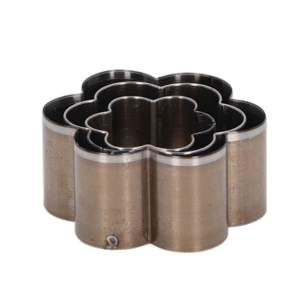 3 stk Blomformede Læderstansere 30 40 50 mm Legeret Stål Læder Skærende Stansform til DIY-Håndværk