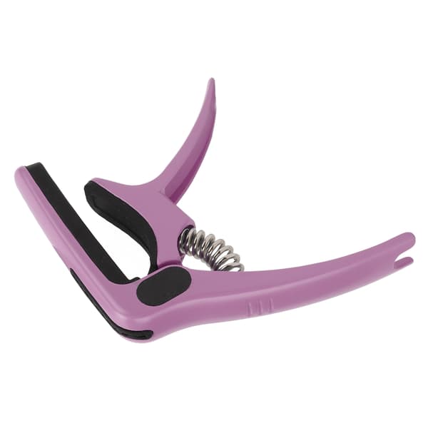 Metal Guitar Capo Tone Adjustment Tool med Pick Holder String Instrument Tilbehør Lilla