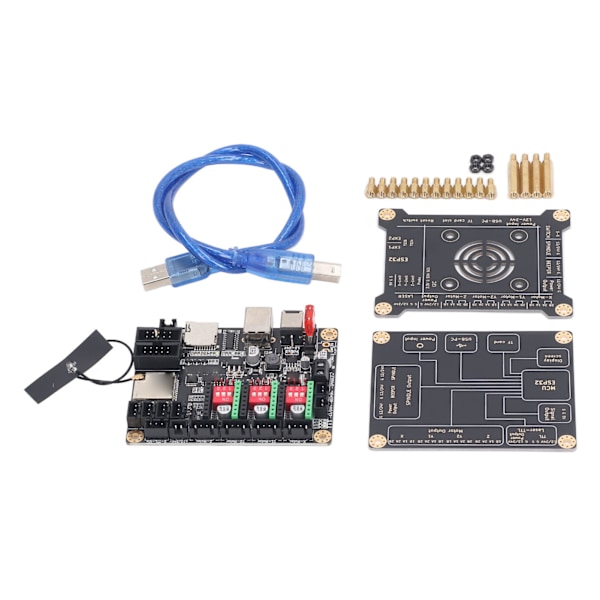 Lasergraveringsstyringskort MKS DLC32 V2.1 Offline Kontrol 32bit WIFI Graveringsmaskine Moderkort og Beskyttelsesetui