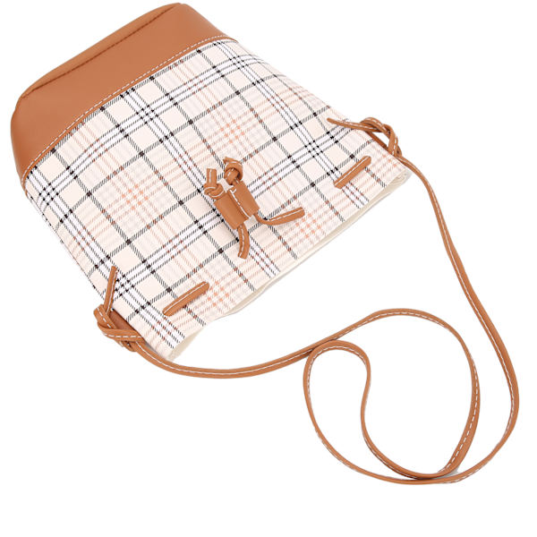 Håndtaske Bærbar Kvinder PU Læder Polyester Tote Bag til Rejse Picnic Fest