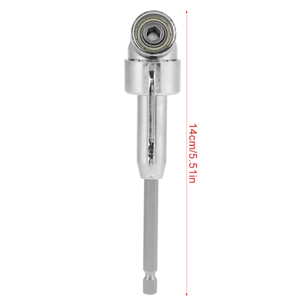 1/4” 105 graders vinkel magnetisk sekskantbitsforlenger Adapter for borrspissholder