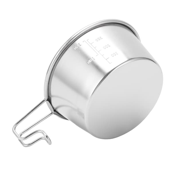 【NX】450ml Campingkopp i rustfritt stål, stablebar bærbar campingkopp for fotturer