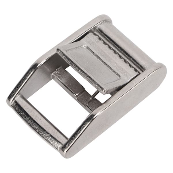 Ruostumattomasta teräksestä valmistetut hihnan kiinnityslukkojen soljet estävät liukumisen Ruostumaton metallihihnan kiinnityslukko 1 tuuman / 25 mm hihnalle