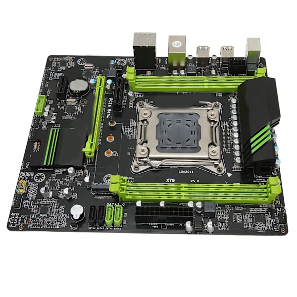 X79 Computer Moderkort 2011 Pin Support E5 V2 4 Channel DDR3 PCI E NVME M.2 Desktop Computer Moderkort