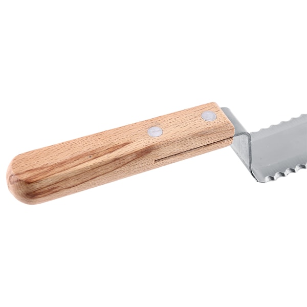 280 mm sågtandad kniv för biodling Verktyg för att ta av locket Knivutdragare Skrapa honung gör det själv
