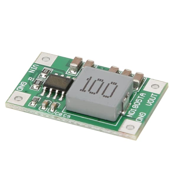 2 stk. Step Down-modul 5-18V til 3/3,3v 3,7/4,2v 5v 6V Motor Buck Converter ND1805TA (5-18V til 3V)