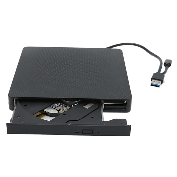Ekstern CD DVD-drev 5 Gbps USB 3.0 Type C CD DVD RW-drev til bærbar computer stationær computer PC til Windows til Linux til OS X
