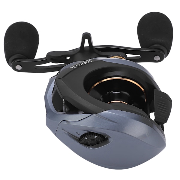 DW200 Baitcasting-kelat metalli 18+1BB 7.2:1 Nopea vaihde Double Brake Baitcast-kalastuskelat (oikea käsi)