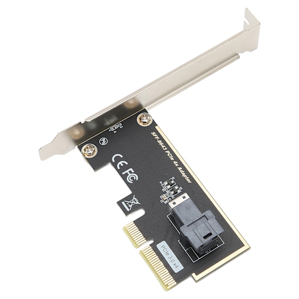 PCIE X4 - U.2 -sovitin kortti SFF-8643 Mini SAS HD 36-nastainen naaras-PCIE-sovitin kortti perinteisille pöytätietokoneille