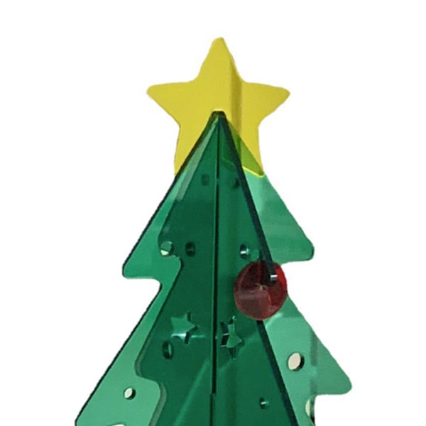 Akryyli joulukuusi DIY-setti Mini Helppo asentaa Työpöydän joulukuusi lahja-koristeluun M 145x195mm