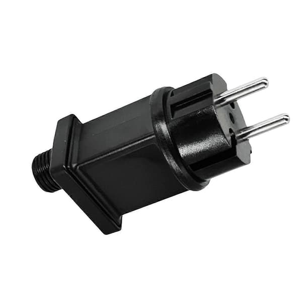 【NX】3.5V 3.6W Plug LED-strømforsyning LED-transformator Plug Adapter IP44 Vanntett strømforsyning Julelysadapter EU-PLUGG Black