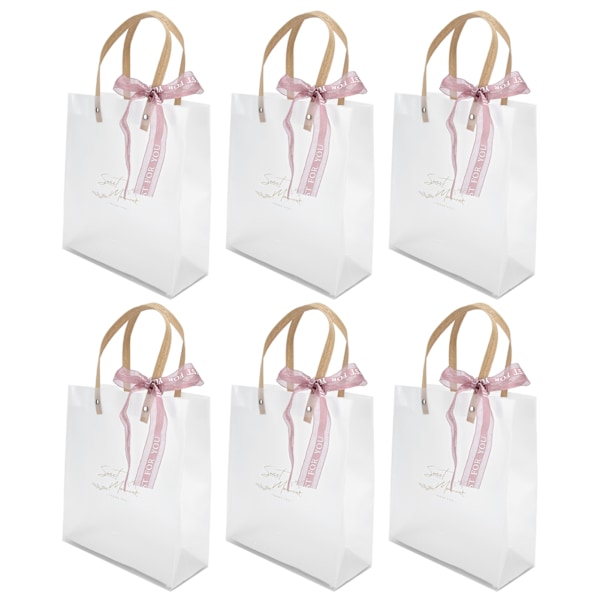 10 stk innovative bryllupsgaveæsker PVC Transparent håndtaske til fødselsdagsfest jul