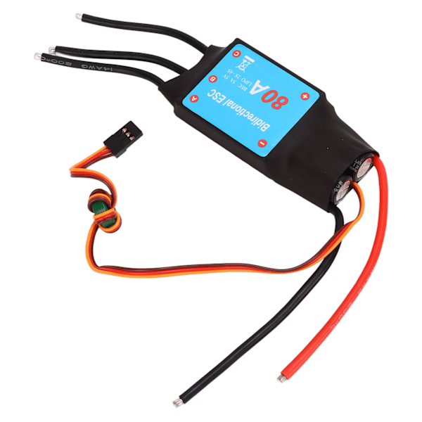 RC Boat Brushless ESC 80A Borstless 5V 5A BCE Output Multifunktion ESC Speed ​​Controller för RC Boat Underwater Propeller