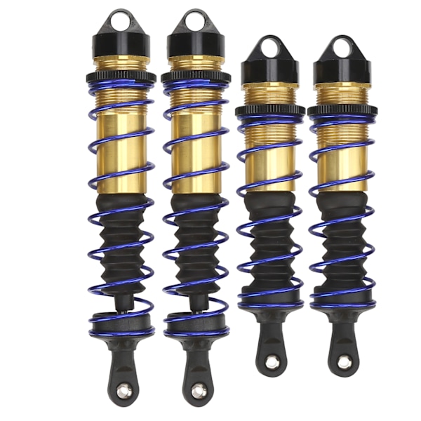 Aluminium 120 mm främre 140 mm bak metall stötdämpare set för 1/8 RC bilreservdelar Guld
