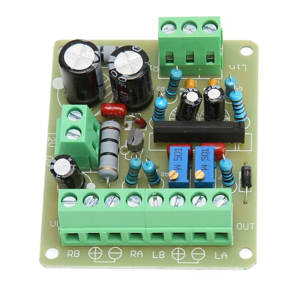 【NX】VU Meter Driver Board DB Audio Level Meter Drive Module EffektKompatibel medstärkare DC 12V Tilbehør