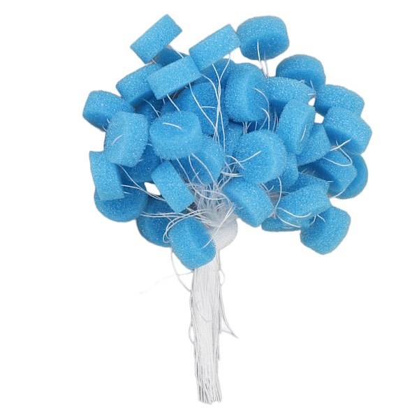 50 st Hörapparat Öronskydd Bärbar Flexibel Sponge Ear Plug Hörapparattillbehör för ElderlyXL Blå