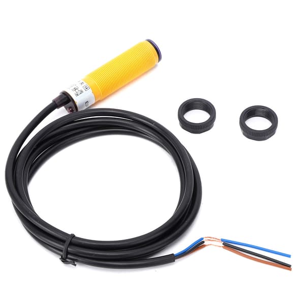 BERM fotoelektrisk strömbrytare närhetssensor diffus typ DC 3 tråd NPN NO DC10-30V 10cm E3F DS10C4
