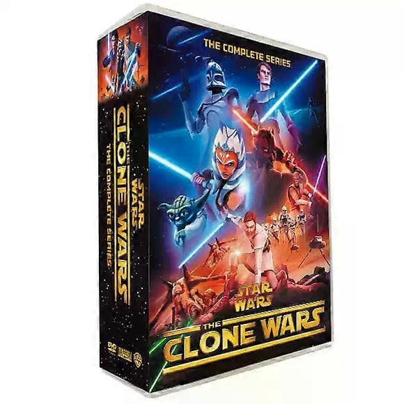 [NX]Star Wars: The Clone Wars - Den Komplette Serie DVD-samling (Sæson 1-7)