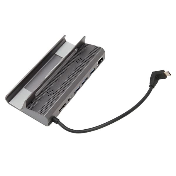 Dockningsstation för Steam Deck 6-i-1 4K 60HZ USB3.0 Hub Gigabit Nätverksport Spelkonsol Expander