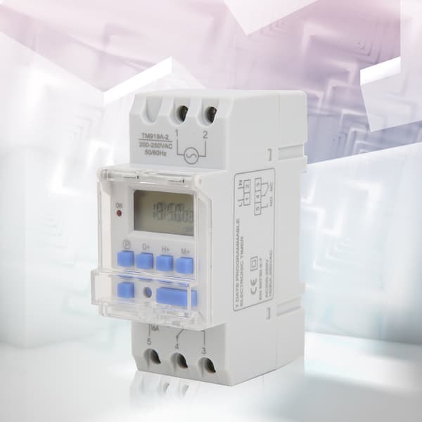 TM919A-2 200-250V AC 16A LCD 7 dagars programmerbara digitala timerswitchar