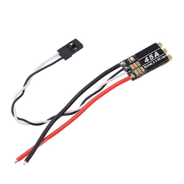 Harjaton ESC 45A RC-varusteet integroitu RGB LED-valolla FPV-kuljetuslaitteelle 4-akseliselle UAV:lle Musta