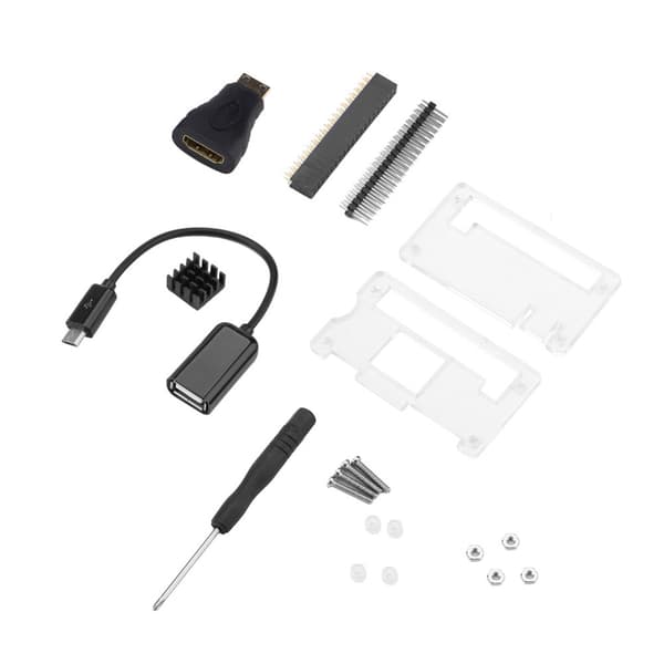 1 sett X Basic Suite Kit Tilbehør Kompatibel med Raspberry Pi Zero W /Zero