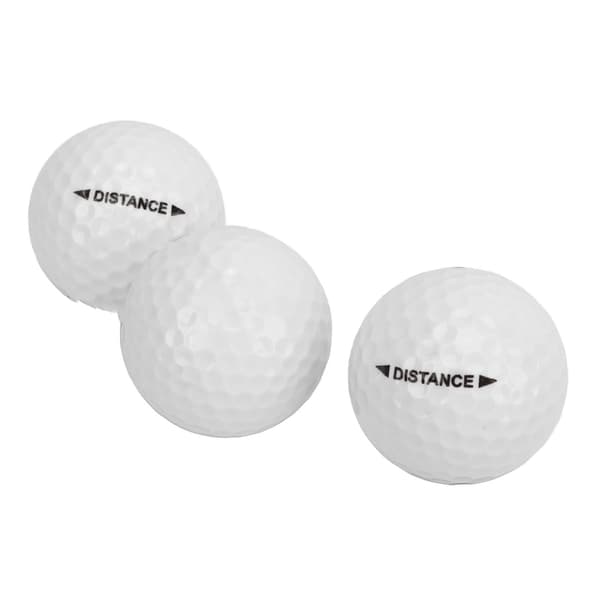 3 stk. dobbeltlags golf træningsbolde udendørs sport golf spil træning match konkurrence bolde