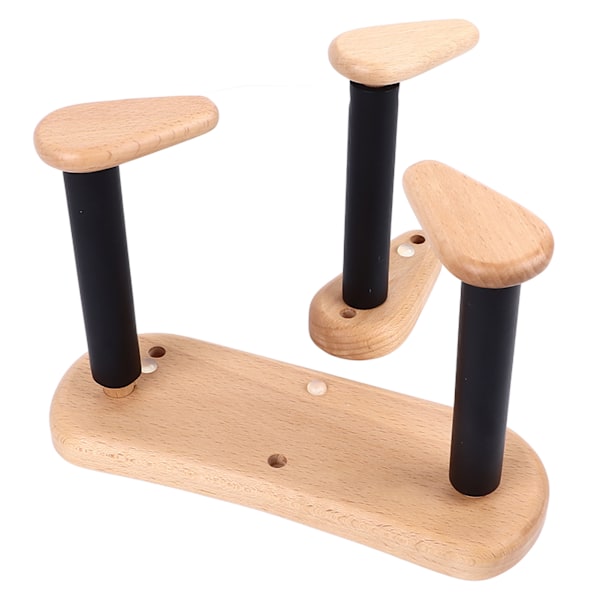 Tre Gitarristveggfeste Horisontalt Universal Plassbesparende Split Bass Akustisk Gitarrdisplayhengere Uten Hygrometer