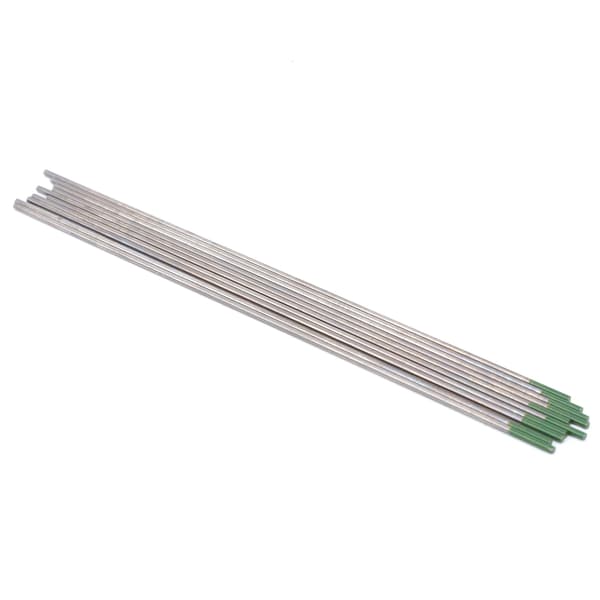 10 stk. wolfram-elektroder TIG-svejsning Argon Arc Pure Needle Grønt hoved WP 1,6mmx150mm
