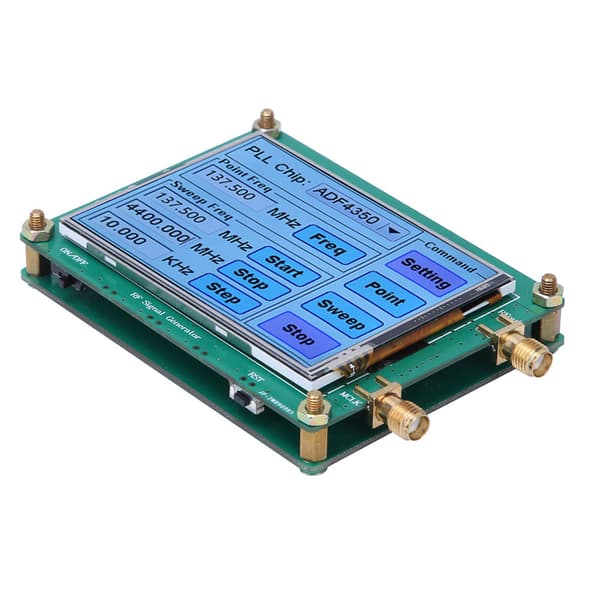 Signalgenerator fuld berøringsskærm RF sweep frekvens PC-kontrol med datakabel ADF4350/ ADF4351
