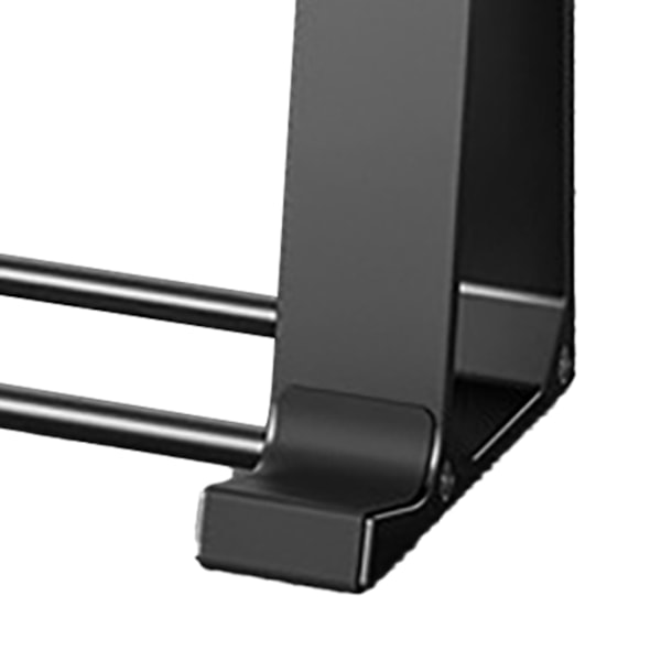 Bærbar computerstand Ergonomisk design Aluminiumlegering Skridsikker blød silikone bærbar computerholder til enhed under 17 tommer Grå fri størrelse