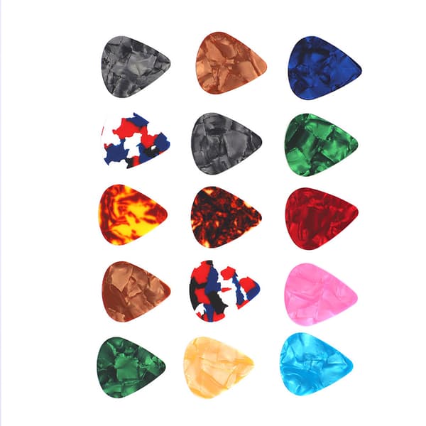 50 st celluloidgitarrhackar plektrum 0,46 mm musikinstrumenttillbehör (0,46 mm)