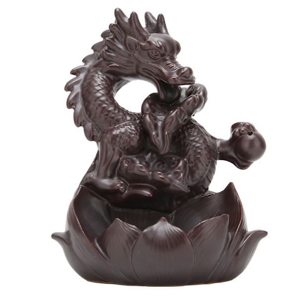 Dragon Røgelsebrænder Røg Tilbageflow Røgelseholder Håndværk Hørpynt Gave