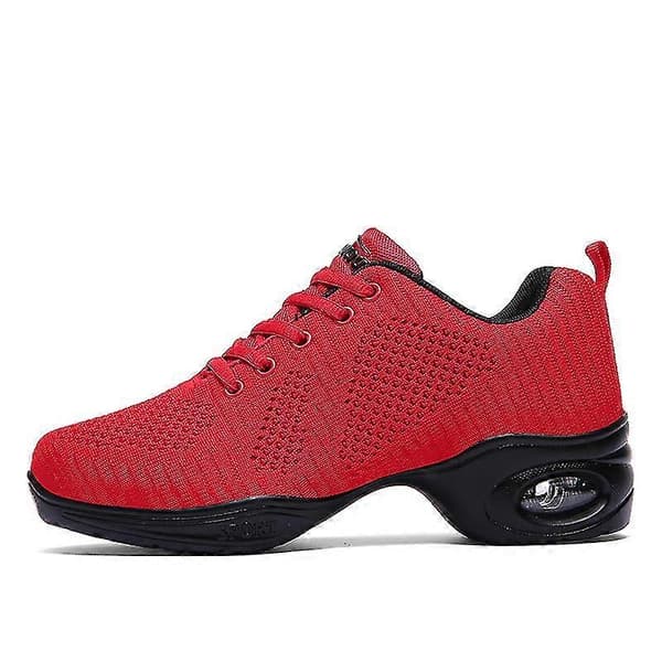 Damesko Pustende Slip-on Dansesko Sklisikre Løpesko 2g1902 Red 36