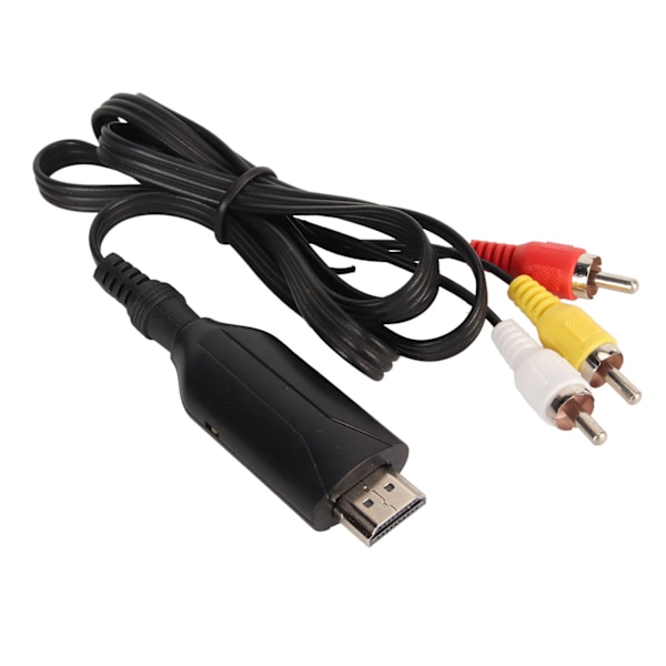 HD Multimedia Interface till RCA Converter stöder 4K 30hz HD Multimedia Interface till äldre TV-adapter för monitorprojektor